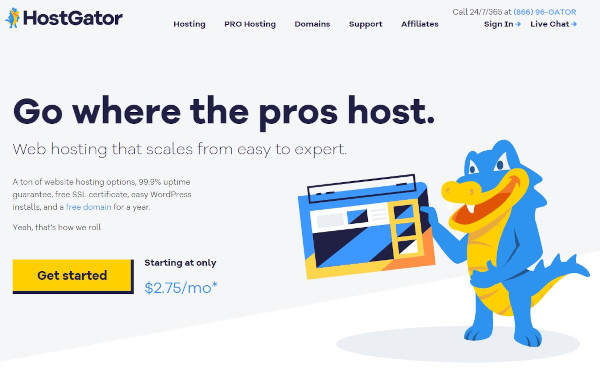 hostgator shared hosting for wordpress