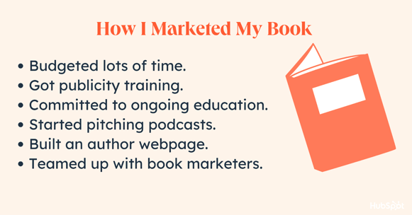 how i marketed my book