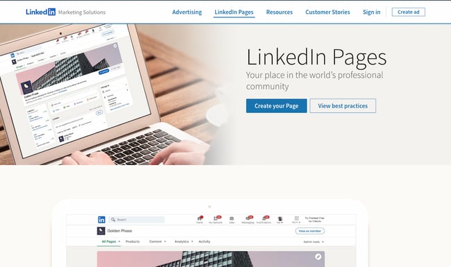 how to create linkedin company page navigate.jpeg?width=650&name=how to create linkedin company page navigate - LinkedIn Company Pages: The Ultimate Guide [+ 12 Best Practices]