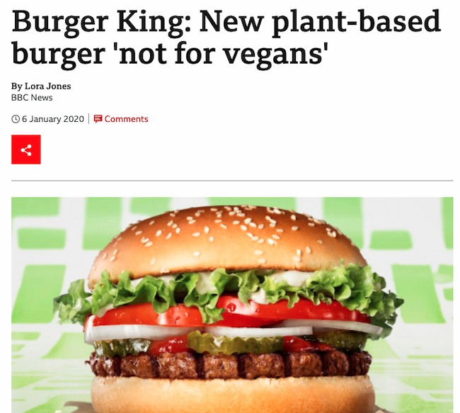 Public relations tactic example: Burger King