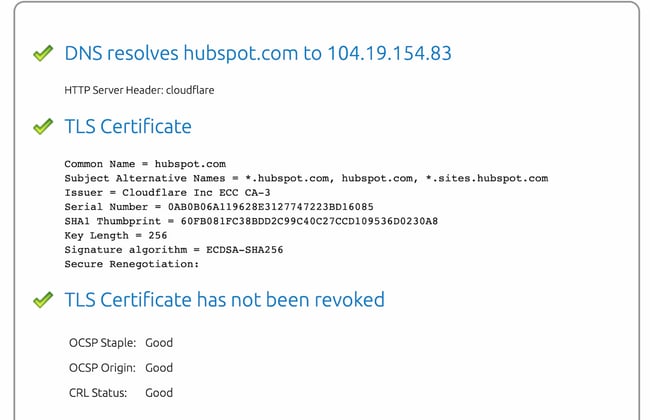 how to fix certificate errors: use a diagnosing tool