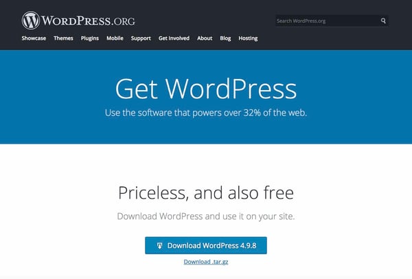 how to install wordpress, you can download the latest version of the CMS on the WordPress website