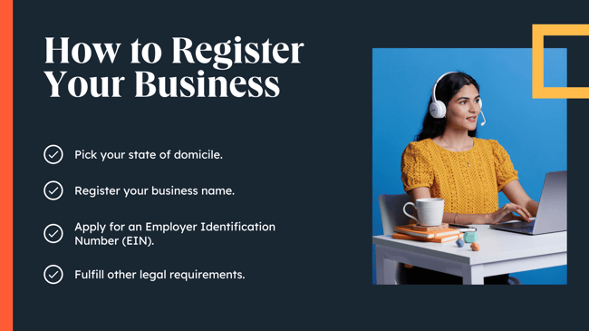 how to start a business: business registration steps