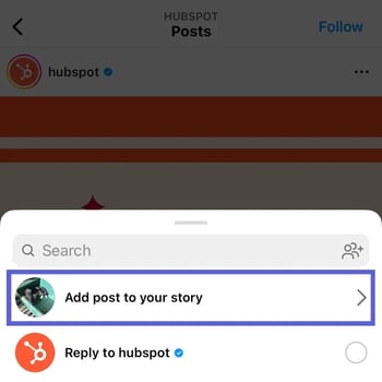 how-to-repost-on-instagram-add-post-to-story