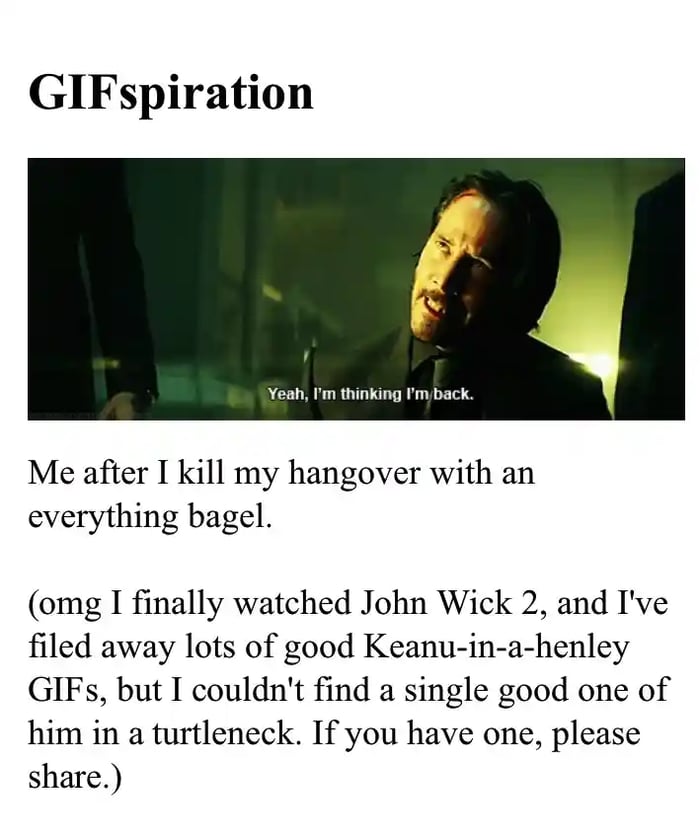 example of GIF usage in newsletters