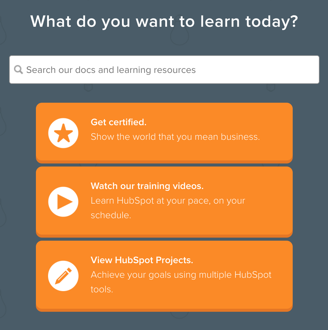 HubSpot Academy, a marketing tool for continuing education and learning