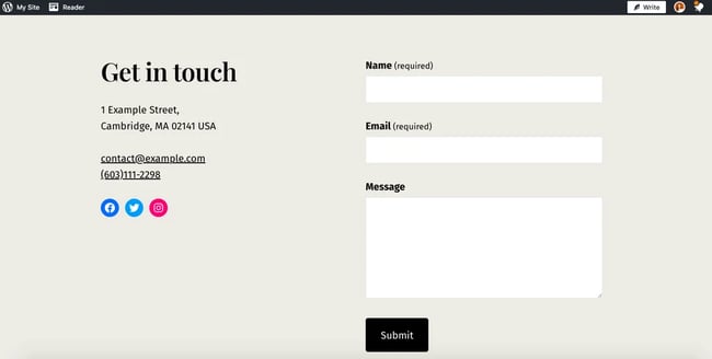 How to Add a HTML Telephone Link to Your Contact Page in WordPress: Preview click to call link