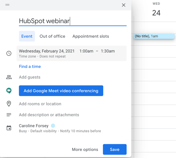 How to Insert Google Calendar, Apple Calendar & Outlook Event Invites ...