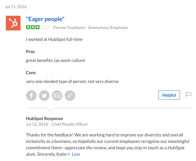 hubspot glassdoor