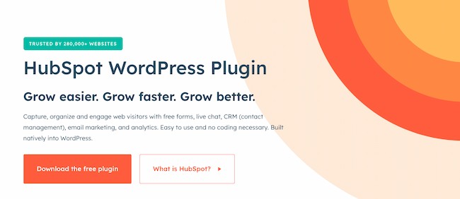 Examples of plugins: HubSpot WordPress