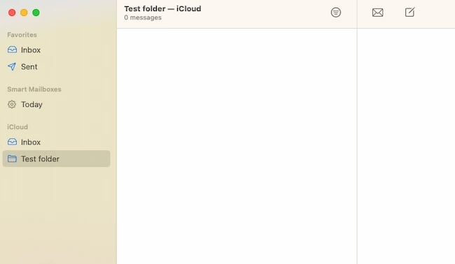 Serviços de e-mail gratuitos, iCloud no desktop através do aplicativo Mail