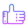 Free Content Writing Tools - Thumbs up icon from Icons 8