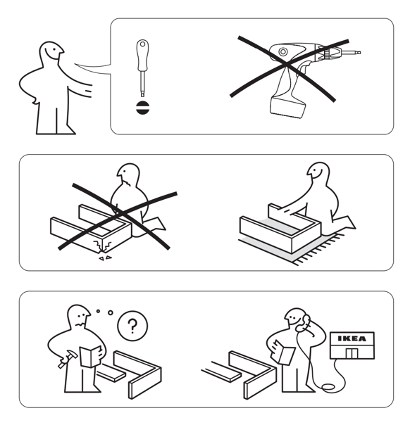 instruction manual example: ikea