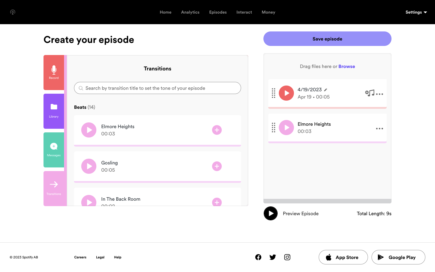  step 4 drag and drop builder