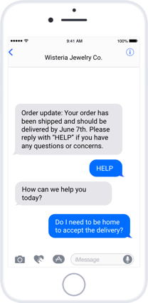 Business-Texting_order-Update