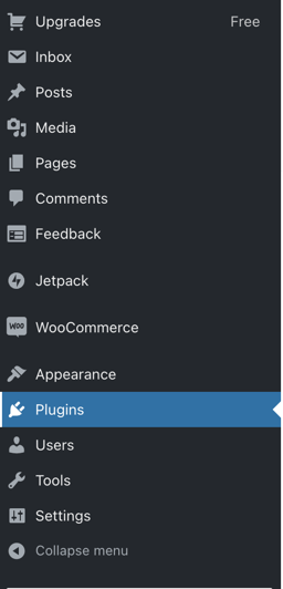 Click Plugins > Add new to add premium plugin to site