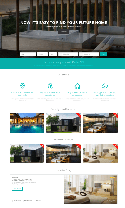 Reales WP Real Estate THeme