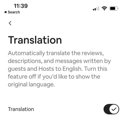Airbnb multilingual support -- conversation ai 