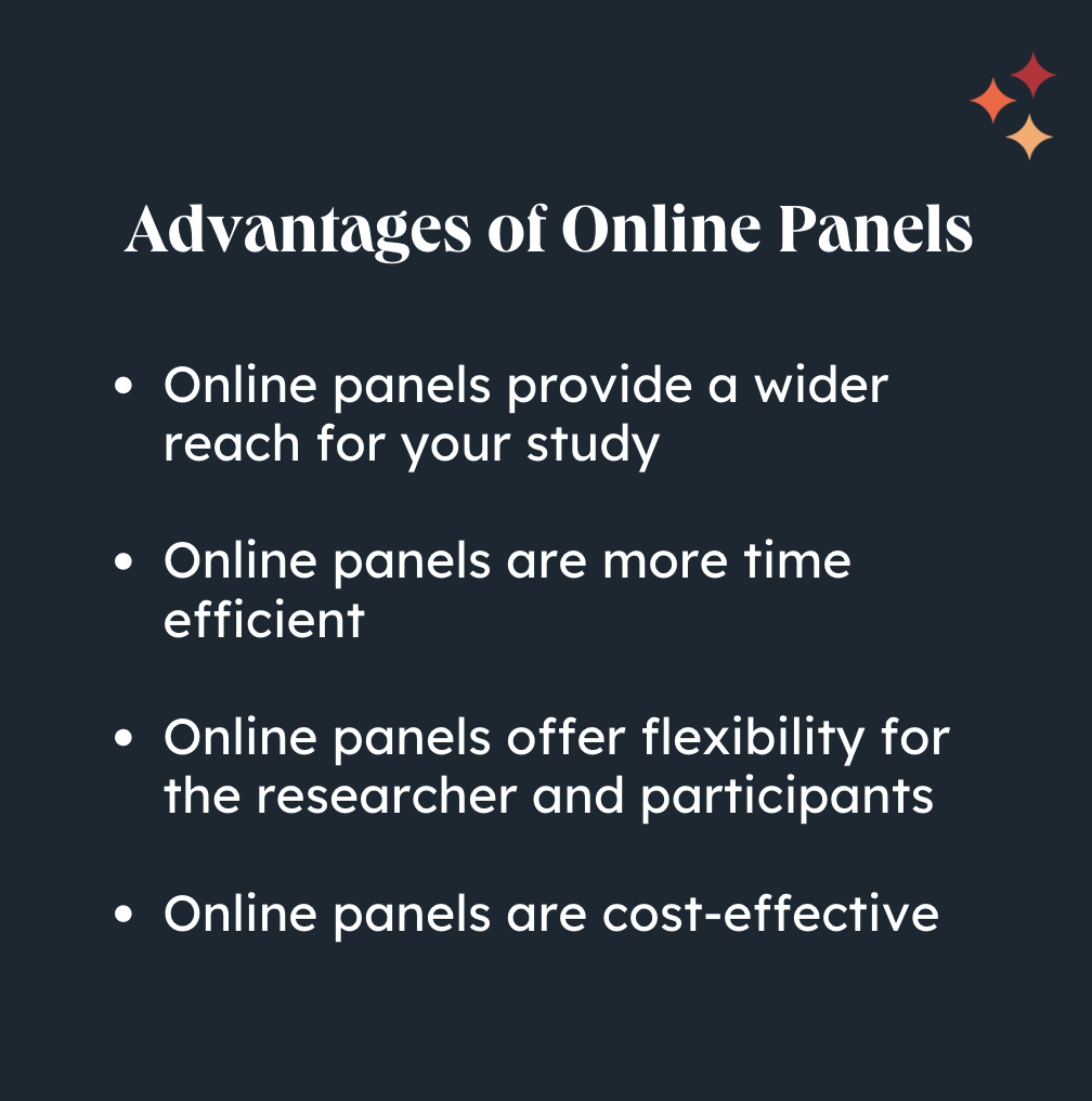 advantages of online panels 