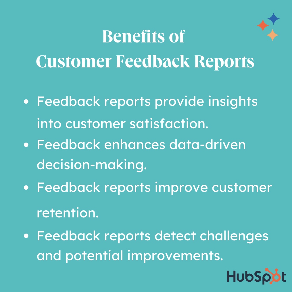 customer feedback reports benefits