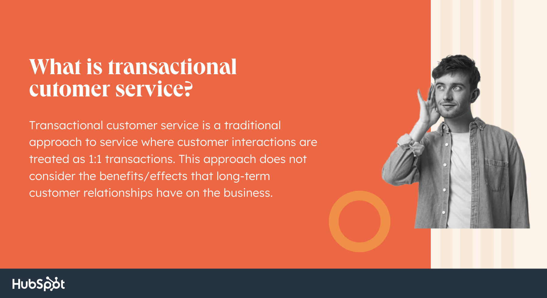 what is transactional customer service