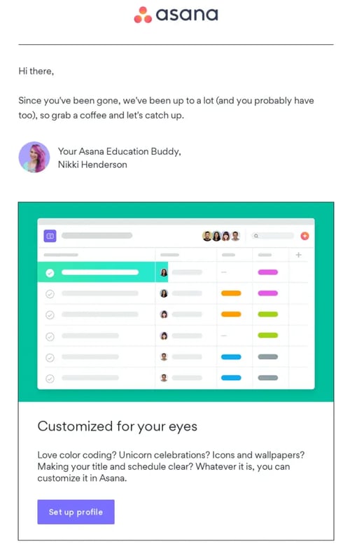 Asana showcases the new products and features it has added to its platform. 