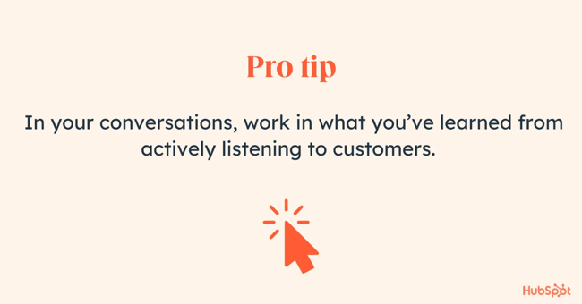 car salesperson pro tip about actively listening to customers