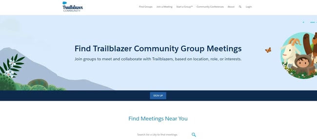 Salesforce’s Trailblazer community.
