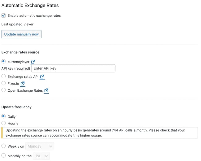 woocommerce multi-currency plugin step 5 is an extra step 