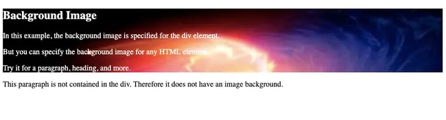 html background img code: image shows how you can change the ouput to make it display better on a screen. 