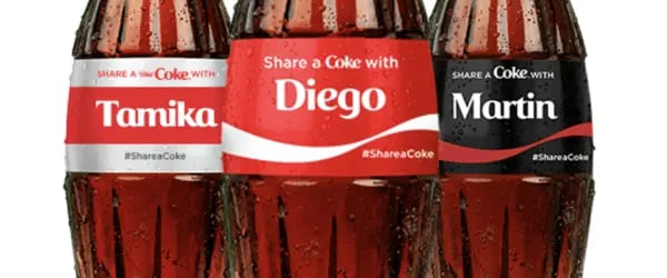 Share a Coke Inclusive Marketing campaign from Coca-Cola
