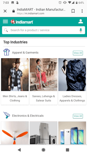 indiamart-mobile-website