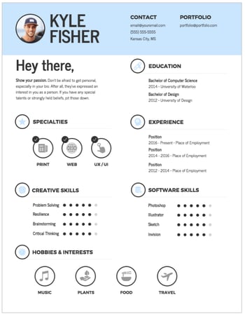 resume infographic