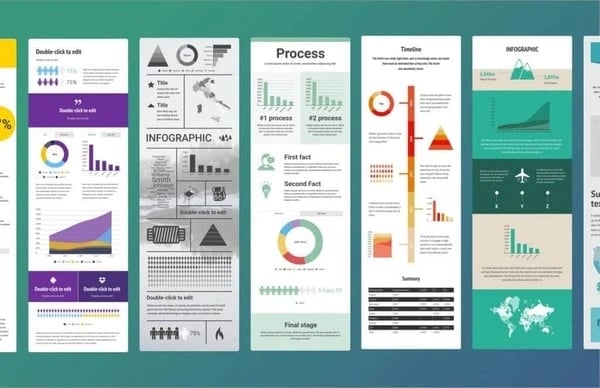 15 free infographic templates, content strategy templates