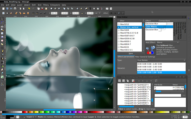 جایگزین رایگان Adobe Illustrator: Inkscape