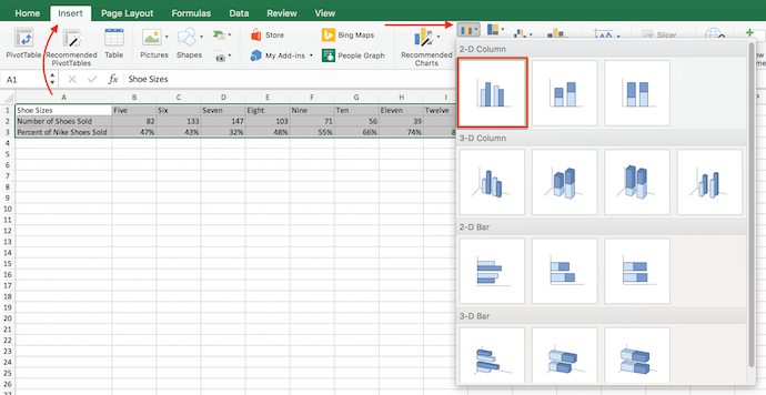 how to insert a textbox for a chart in excel for mac