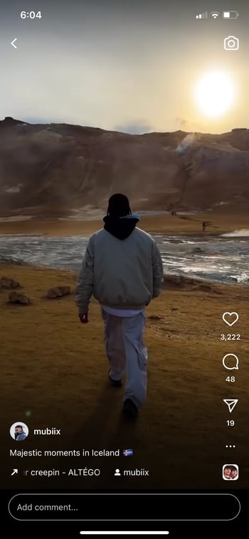 best vacation instagram captions: "majestic moments in iceland"