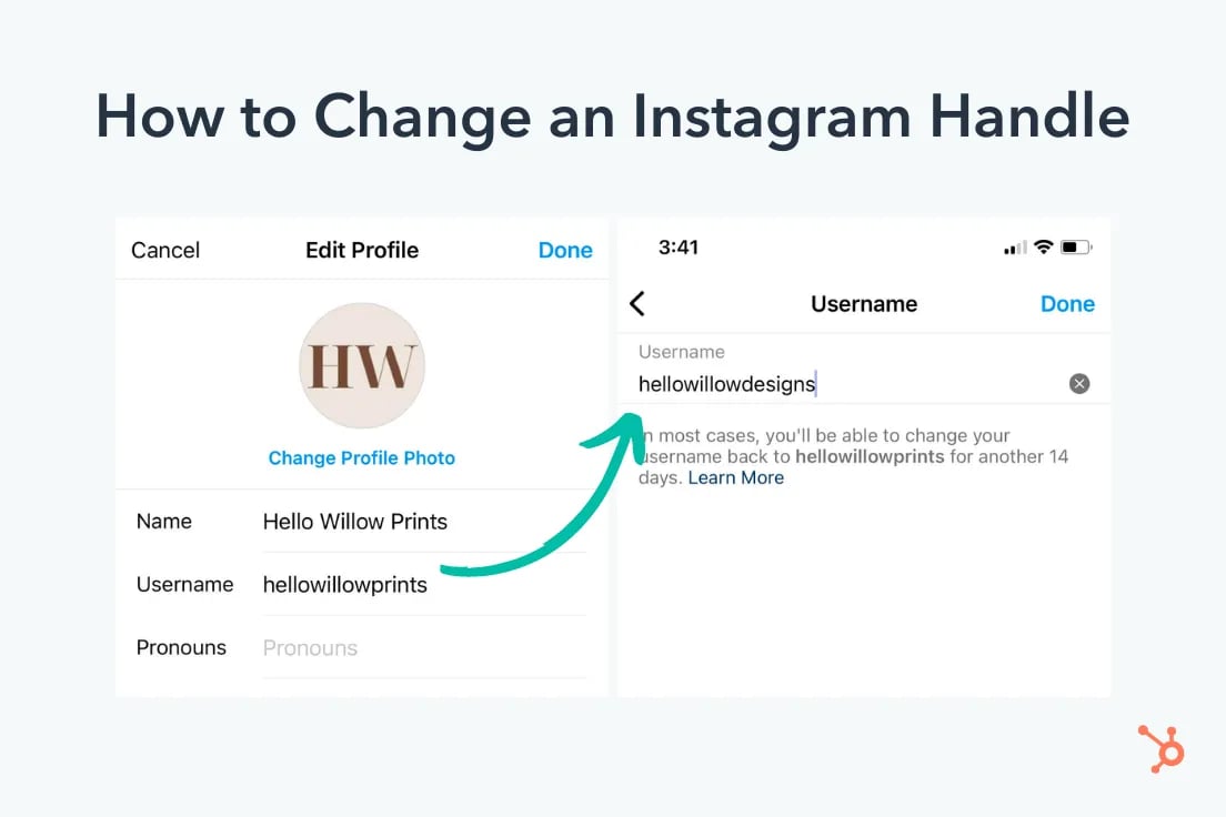 Change Instagram Handle