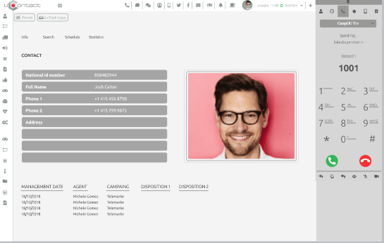 Call center software by Integra