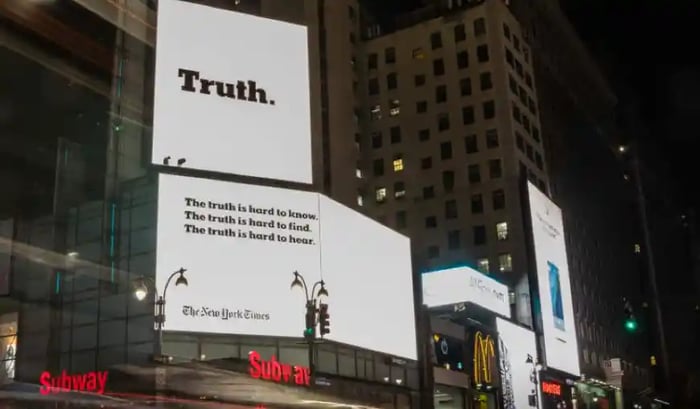 integrated marketing campaigns: The New York Times