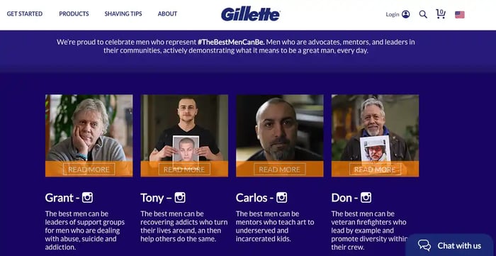 integrated marketing campaigns: gillette