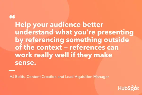 compare content to your passions interactive presentation idea