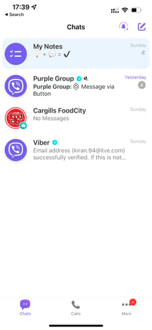 International social media platforms, Rakuten Viber feed.