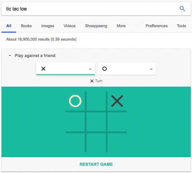 Google tic tac toe impossible difficulty is'nt as impossible as it says :  r/gaming