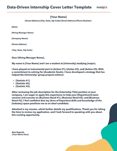 How To Write A Cover Letter For An Internship Examples And Template Chronicleslive 