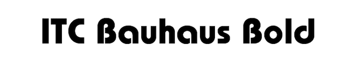 itc-bauhaus-font