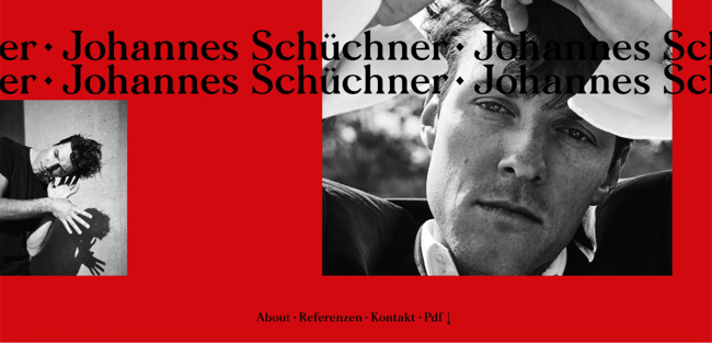 About me website for business professionals, Johannes Schuchner