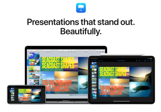best presentation software: keynote