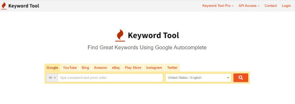 keywordtool.io sem tool