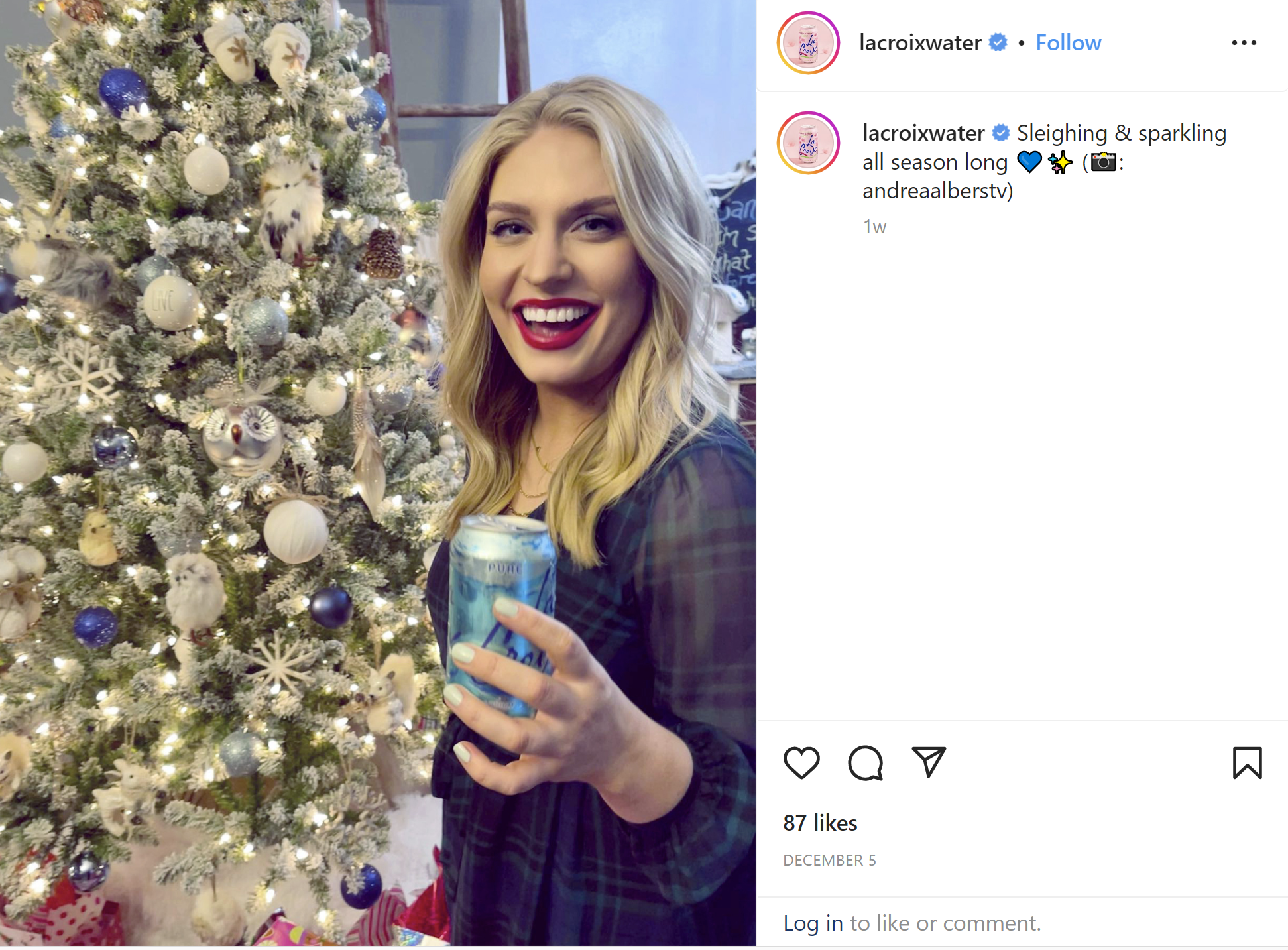 Micro-influencer Andrea Allers caught up with La Croix